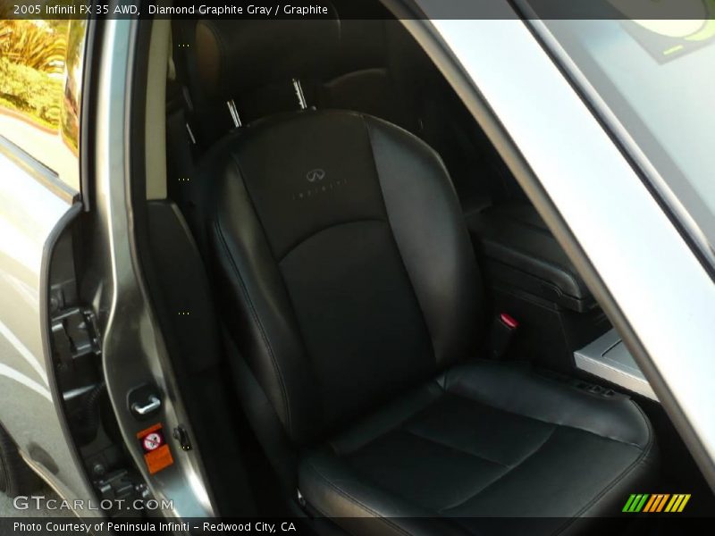 Diamond Graphite Gray / Graphite 2005 Infiniti FX 35 AWD