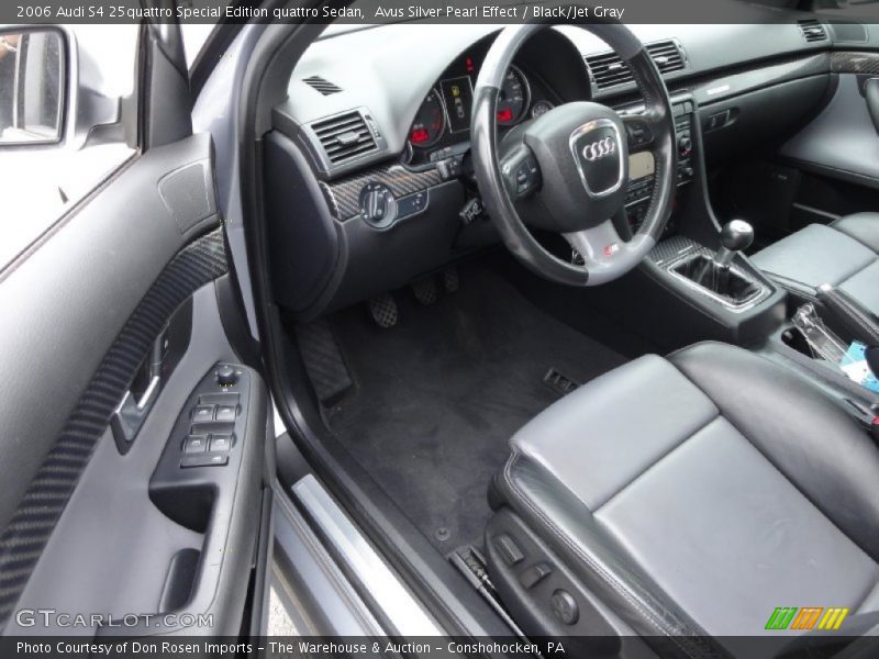 Black/Jet Gray Interior - 2006 S4 25quattro Special Edition quattro Sedan 
