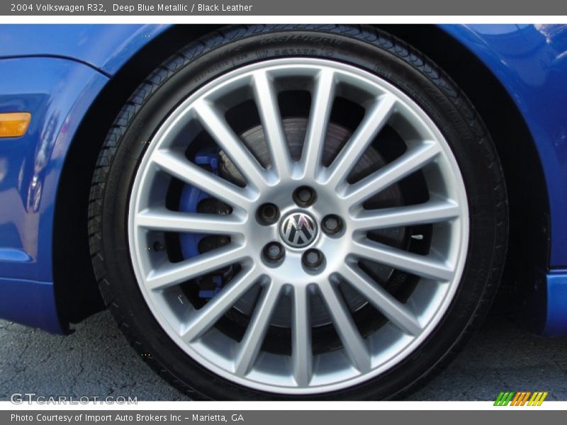 Deep Blue Metallic / Black Leather 2004 Volkswagen R32