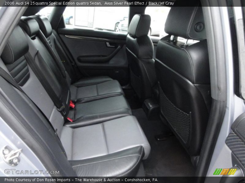 Rear Seat of 2006 S4 25quattro Special Edition quattro Sedan