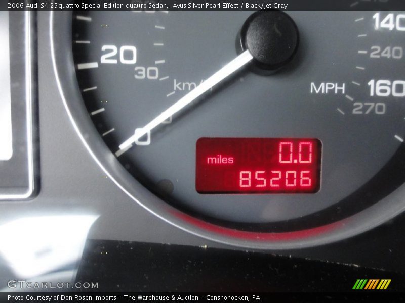 Avus Silver Pearl Effect / Black/Jet Gray 2006 Audi S4 25quattro Special Edition quattro Sedan