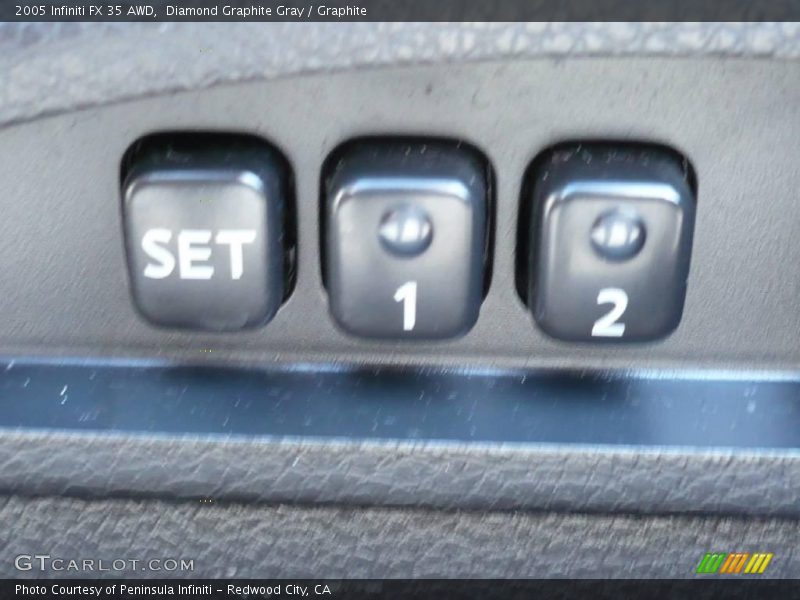 Diamond Graphite Gray / Graphite 2005 Infiniti FX 35 AWD