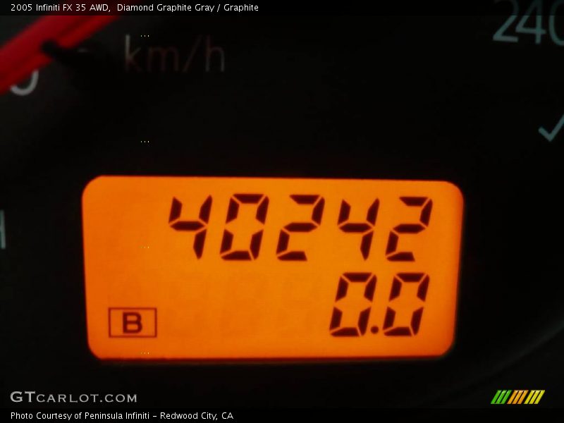 Diamond Graphite Gray / Graphite 2005 Infiniti FX 35 AWD