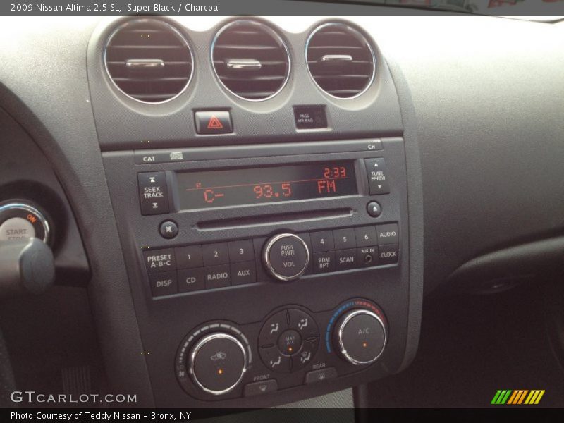 Super Black / Charcoal 2009 Nissan Altima 2.5 SL