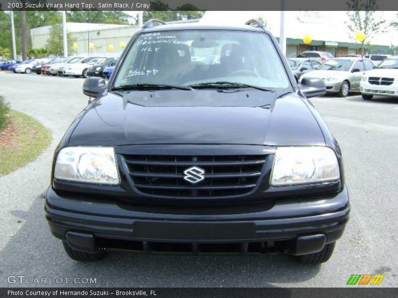 Satin Black / Gray 2003 Suzuki Vitara Hard Top