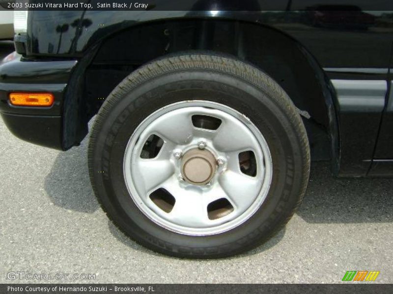 Satin Black / Gray 2003 Suzuki Vitara Hard Top