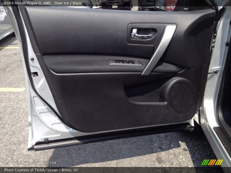 Silver Ice / Black 2009 Nissan Rogue SL AWD