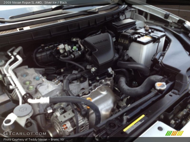 Silver Ice / Black 2009 Nissan Rogue SL AWD