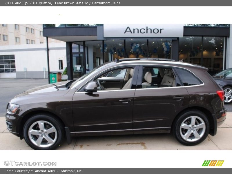 Teak Brown Metallic / Cardamom Beige 2011 Audi Q5 2.0T quattro