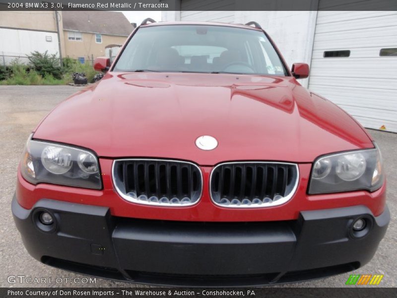 Flamenco Red Metallic / Terracotta 2004 BMW X3 3.0i