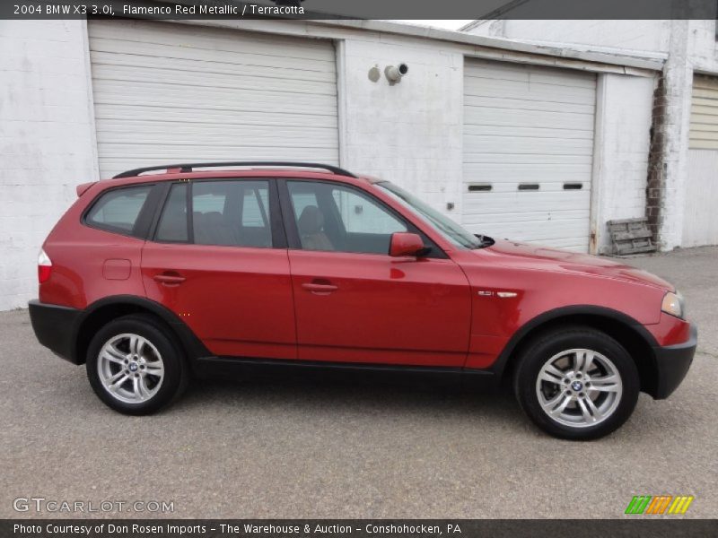  2004 X3 3.0i Flamenco Red Metallic