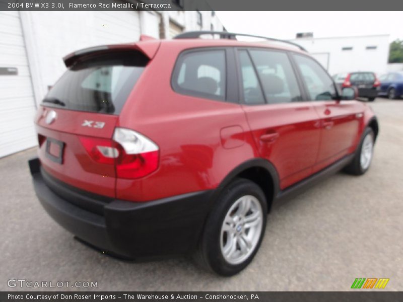 Flamenco Red Metallic / Terracotta 2004 BMW X3 3.0i