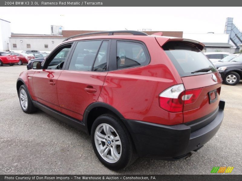 Flamenco Red Metallic / Terracotta 2004 BMW X3 3.0i
