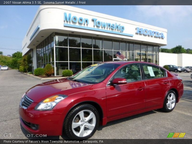 Sonoma Sunset Metallic / Frost 2007 Nissan Altima 3.5 SE
