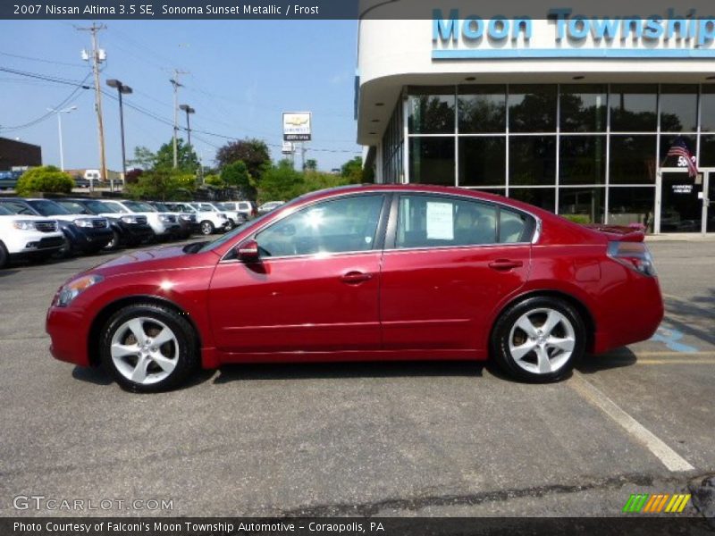 Sonoma Sunset Metallic / Frost 2007 Nissan Altima 3.5 SE