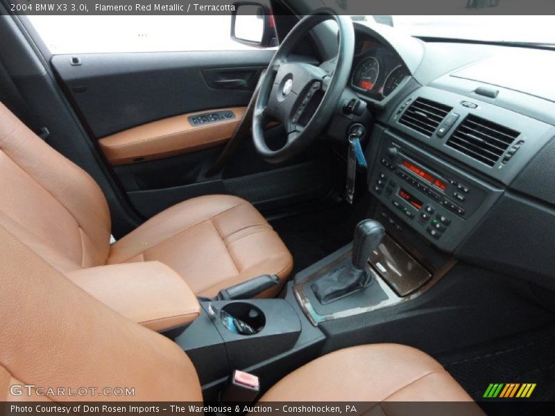 Flamenco Red Metallic / Terracotta 2004 BMW X3 3.0i