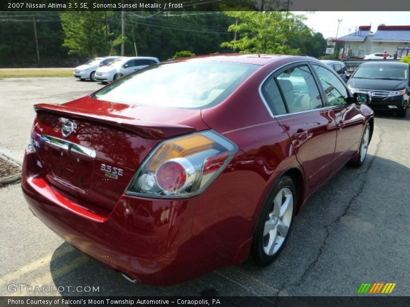 Sonoma Sunset Metallic / Frost 2007 Nissan Altima 3.5 SE