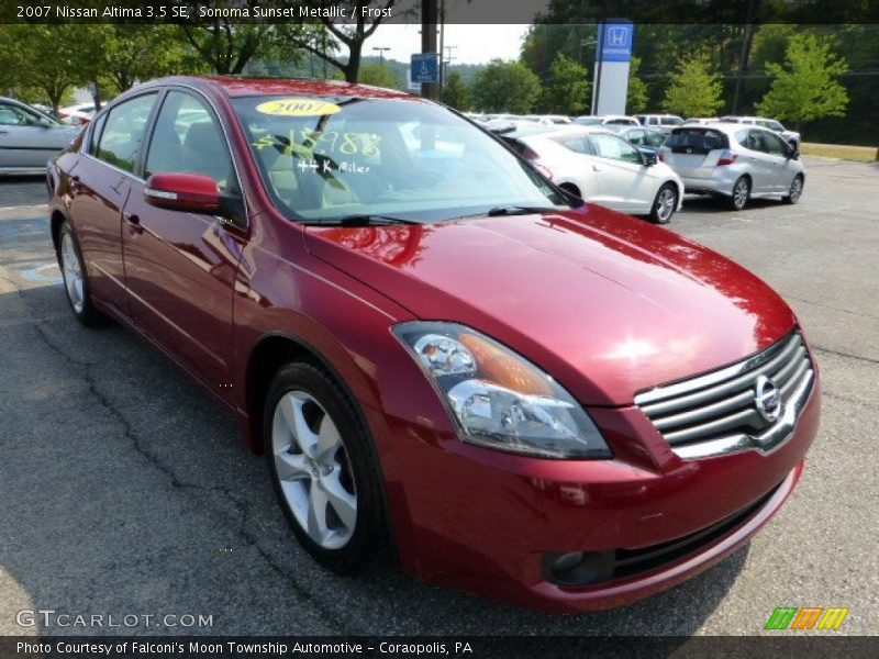 Sonoma Sunset Metallic / Frost 2007 Nissan Altima 3.5 SE