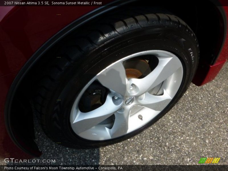Sonoma Sunset Metallic / Frost 2007 Nissan Altima 3.5 SE