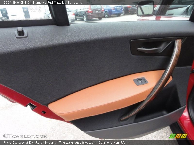 Flamenco Red Metallic / Terracotta 2004 BMW X3 3.0i