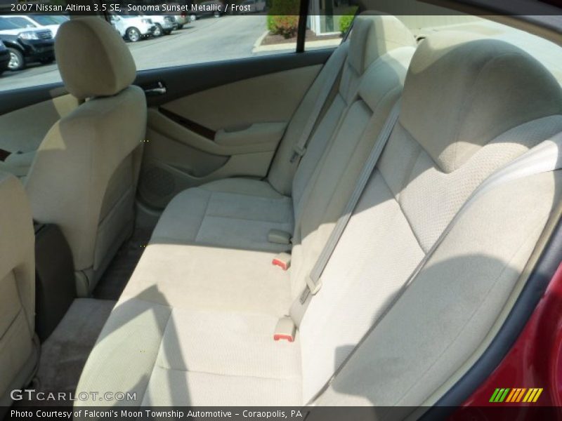 Sonoma Sunset Metallic / Frost 2007 Nissan Altima 3.5 SE