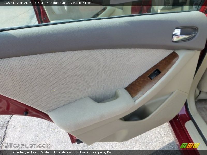 Sonoma Sunset Metallic / Frost 2007 Nissan Altima 3.5 SE