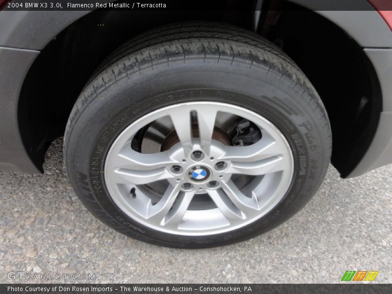 Flamenco Red Metallic / Terracotta 2004 BMW X3 3.0i