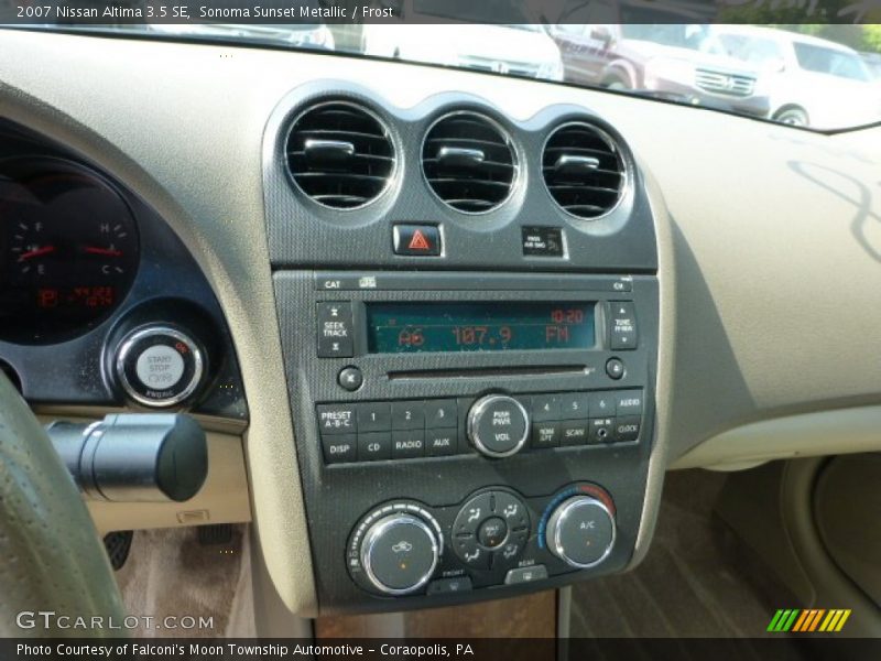 Sonoma Sunset Metallic / Frost 2007 Nissan Altima 3.5 SE