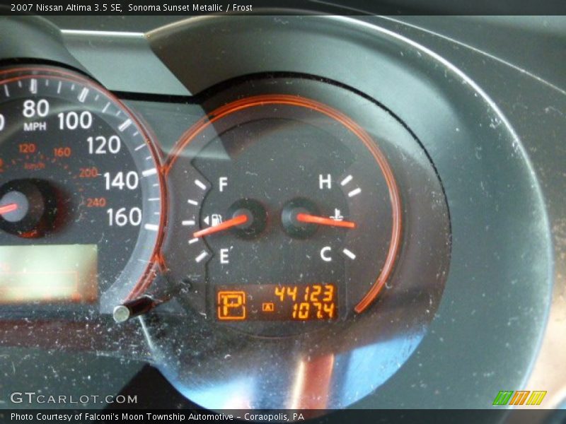 Sonoma Sunset Metallic / Frost 2007 Nissan Altima 3.5 SE