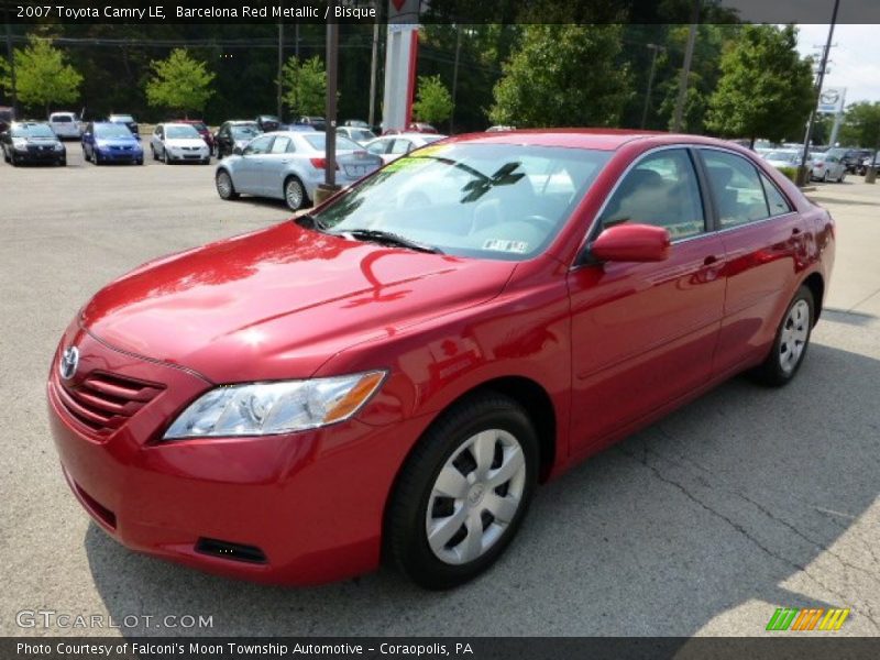 Barcelona Red Metallic / Bisque 2007 Toyota Camry LE