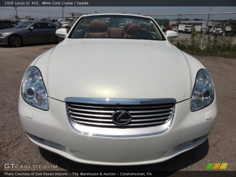 White Gold Crystal / Saddle 2005 Lexus SC 430