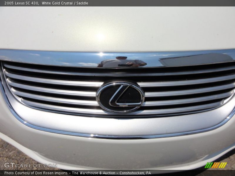 White Gold Crystal / Saddle 2005 Lexus SC 430