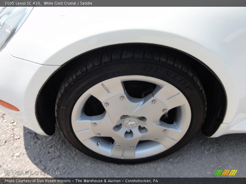 White Gold Crystal / Saddle 2005 Lexus SC 430