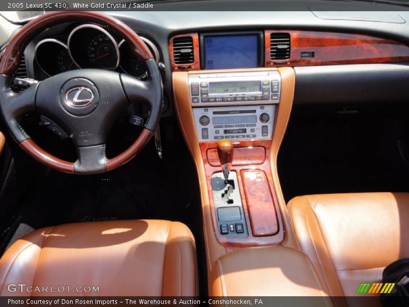 White Gold Crystal / Saddle 2005 Lexus SC 430