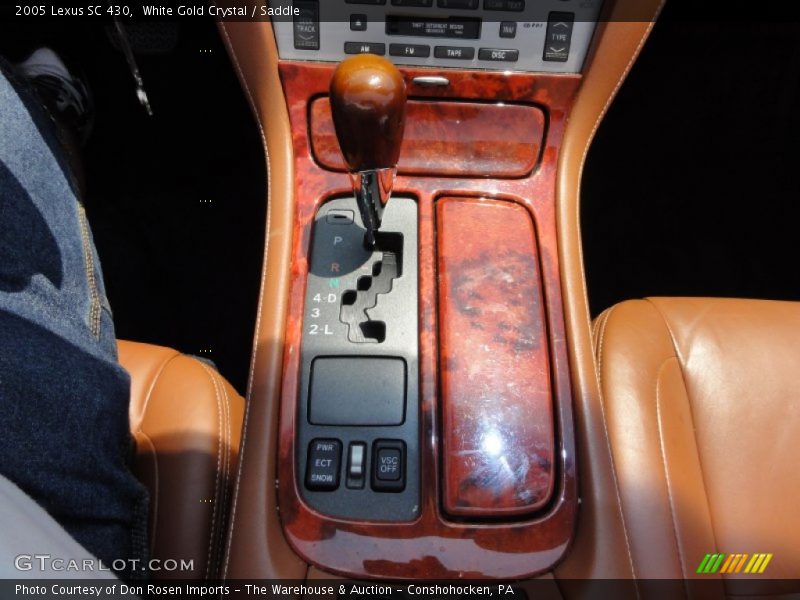 White Gold Crystal / Saddle 2005 Lexus SC 430