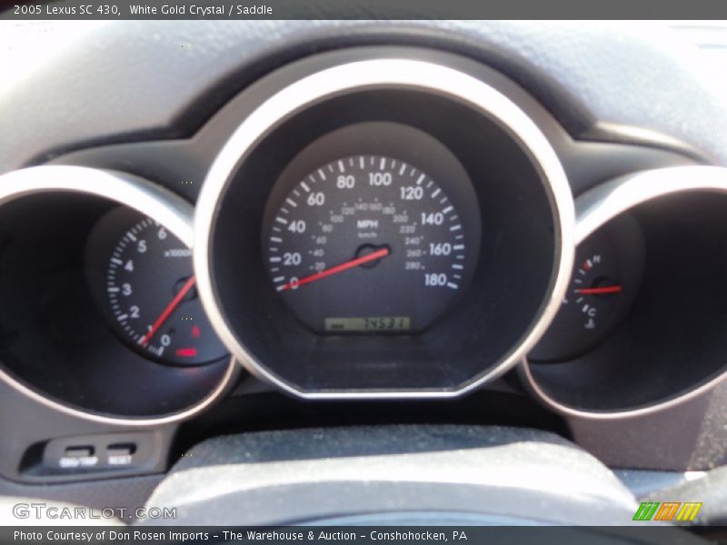 White Gold Crystal / Saddle 2005 Lexus SC 430