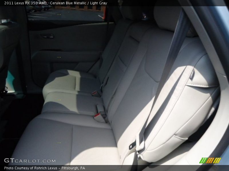 Cerulean Blue Metallic / Light Gray 2011 Lexus RX 350 AWD