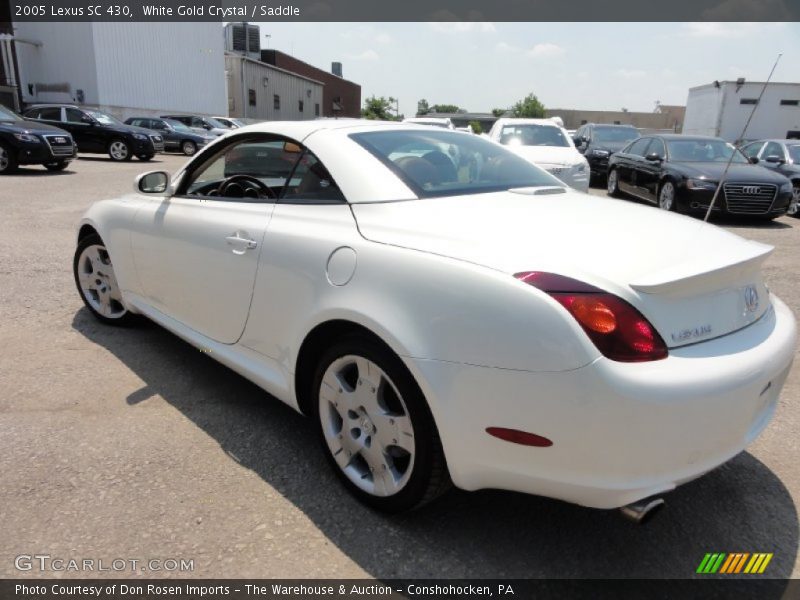 White Gold Crystal / Saddle 2005 Lexus SC 430