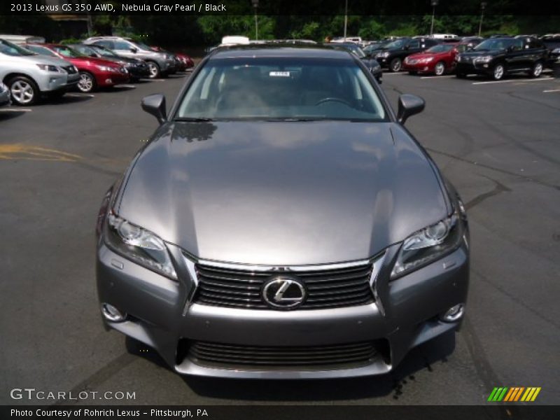 Nebula Gray Pearl / Black 2013 Lexus GS 350 AWD