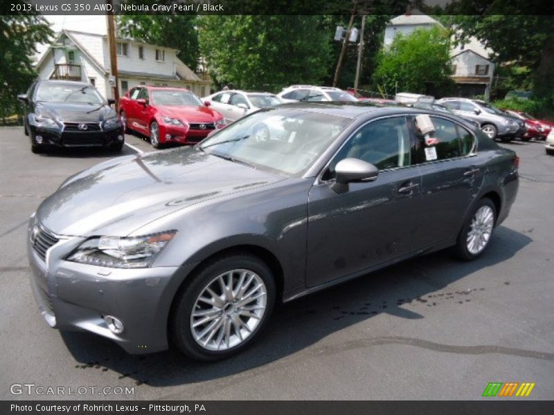 Nebula Gray Pearl / Black 2013 Lexus GS 350 AWD