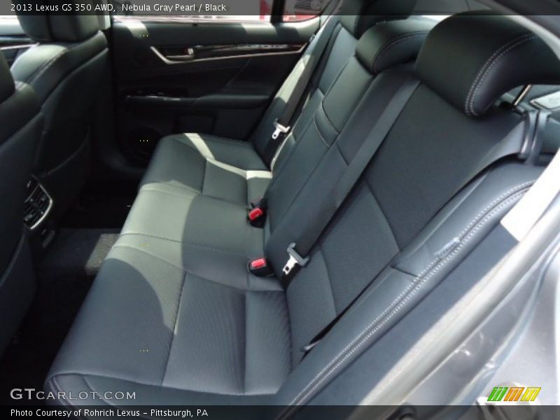 Nebula Gray Pearl / Black 2013 Lexus GS 350 AWD