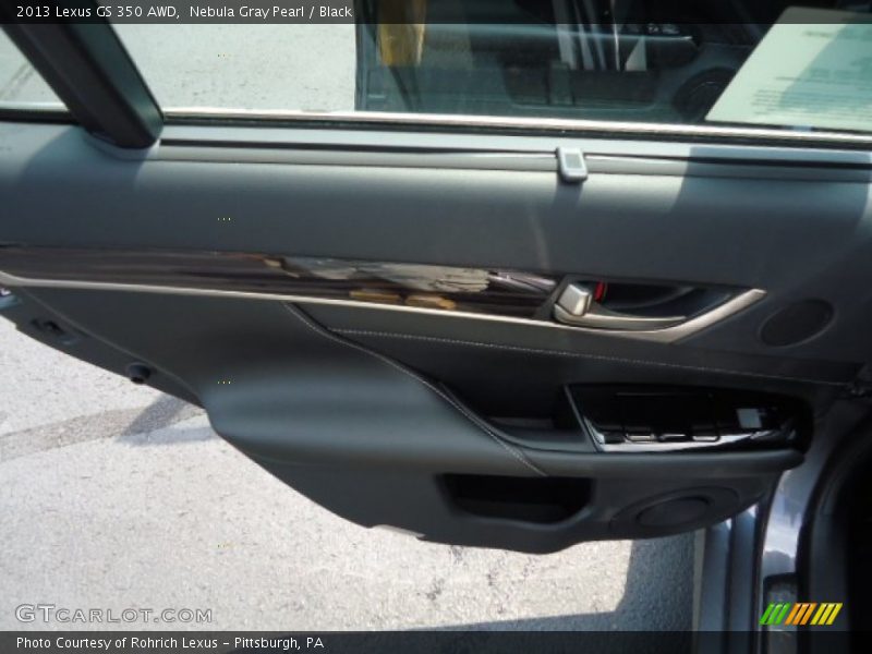 Nebula Gray Pearl / Black 2013 Lexus GS 350 AWD