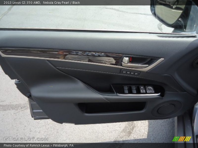 Nebula Gray Pearl / Black 2013 Lexus GS 350 AWD