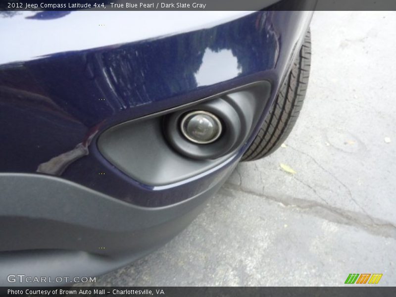 True Blue Pearl / Dark Slate Gray 2012 Jeep Compass Latitude 4x4