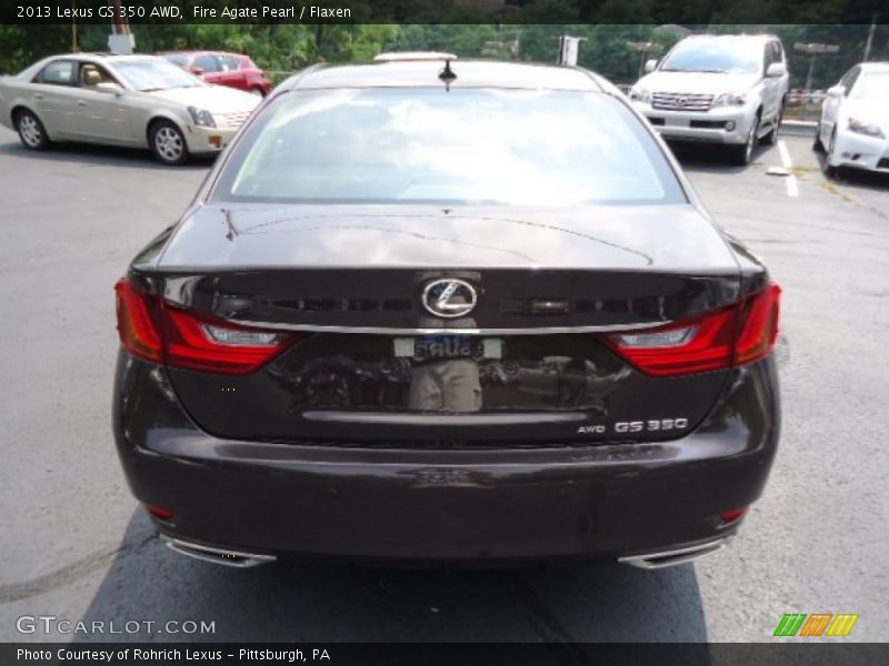 Fire Agate Pearl / Flaxen 2013 Lexus GS 350 AWD