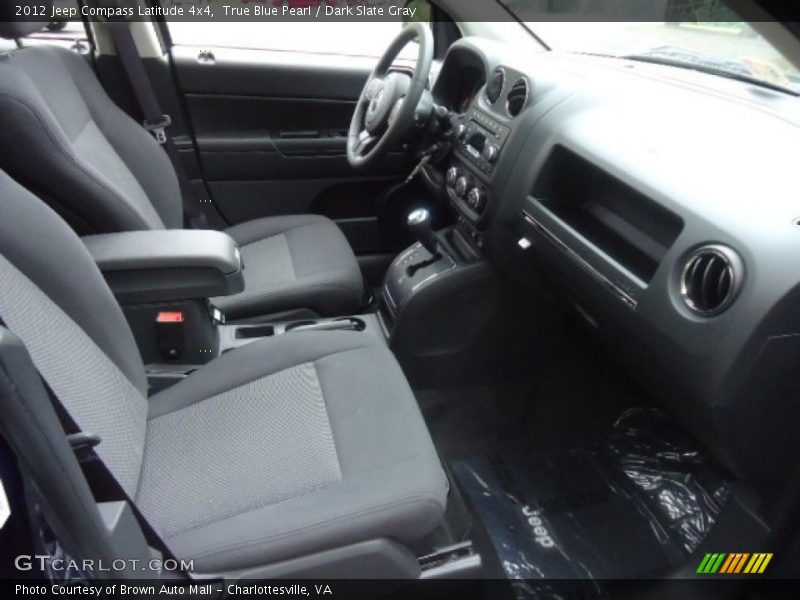 True Blue Pearl / Dark Slate Gray 2012 Jeep Compass Latitude 4x4