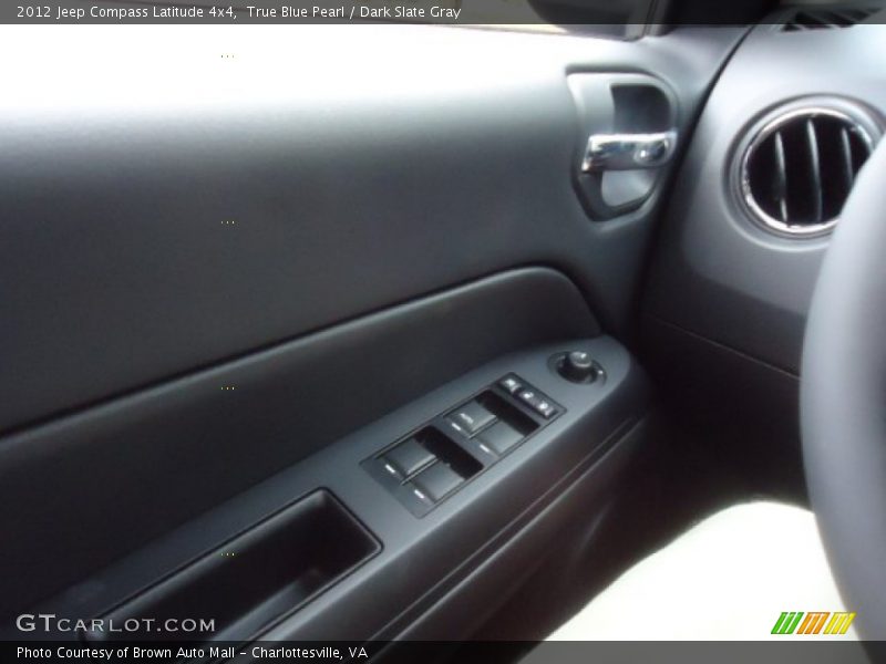 True Blue Pearl / Dark Slate Gray 2012 Jeep Compass Latitude 4x4