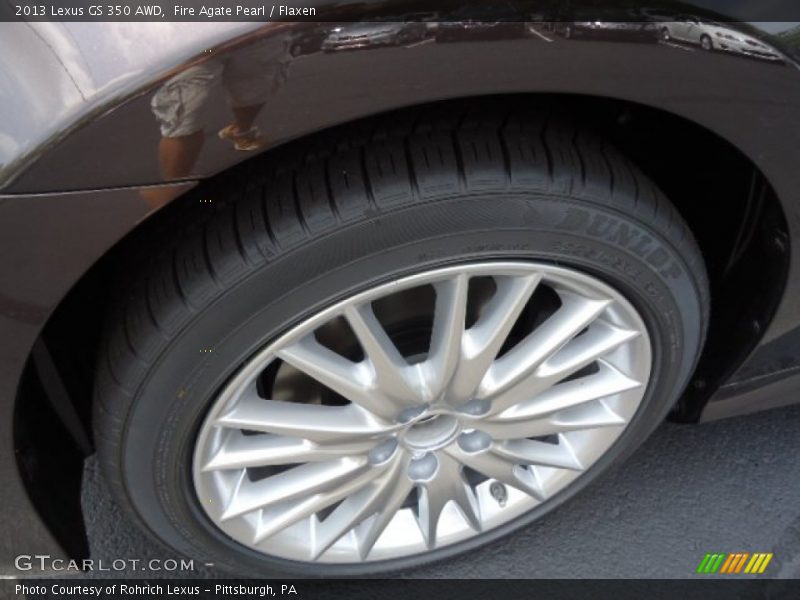 Fire Agate Pearl / Flaxen 2013 Lexus GS 350 AWD