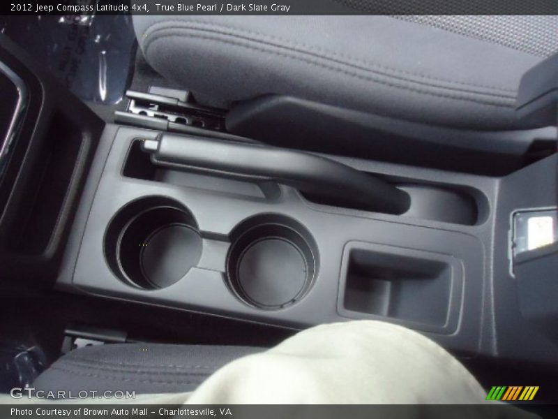 True Blue Pearl / Dark Slate Gray 2012 Jeep Compass Latitude 4x4