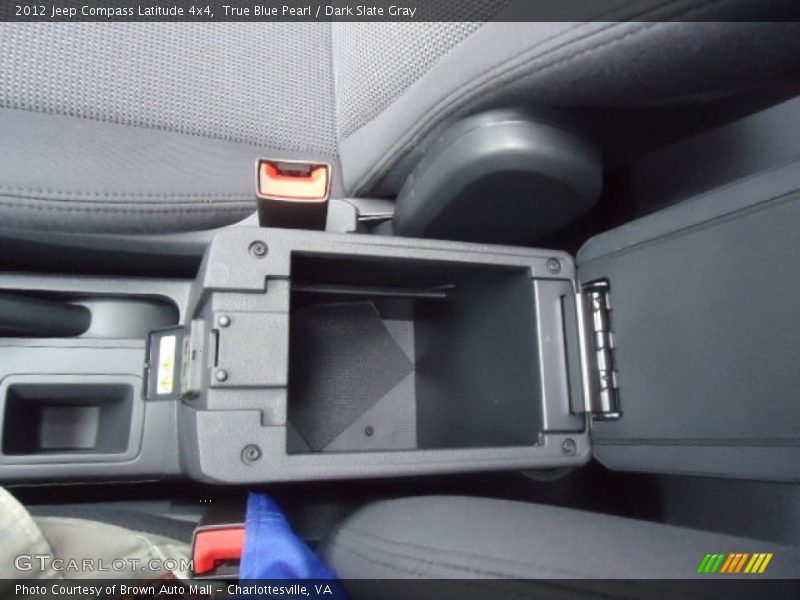 True Blue Pearl / Dark Slate Gray 2012 Jeep Compass Latitude 4x4